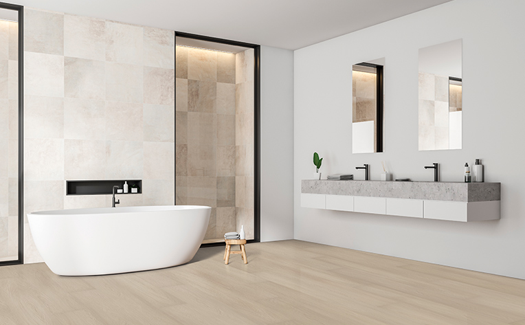 bathroom luxury vinyl flooring america